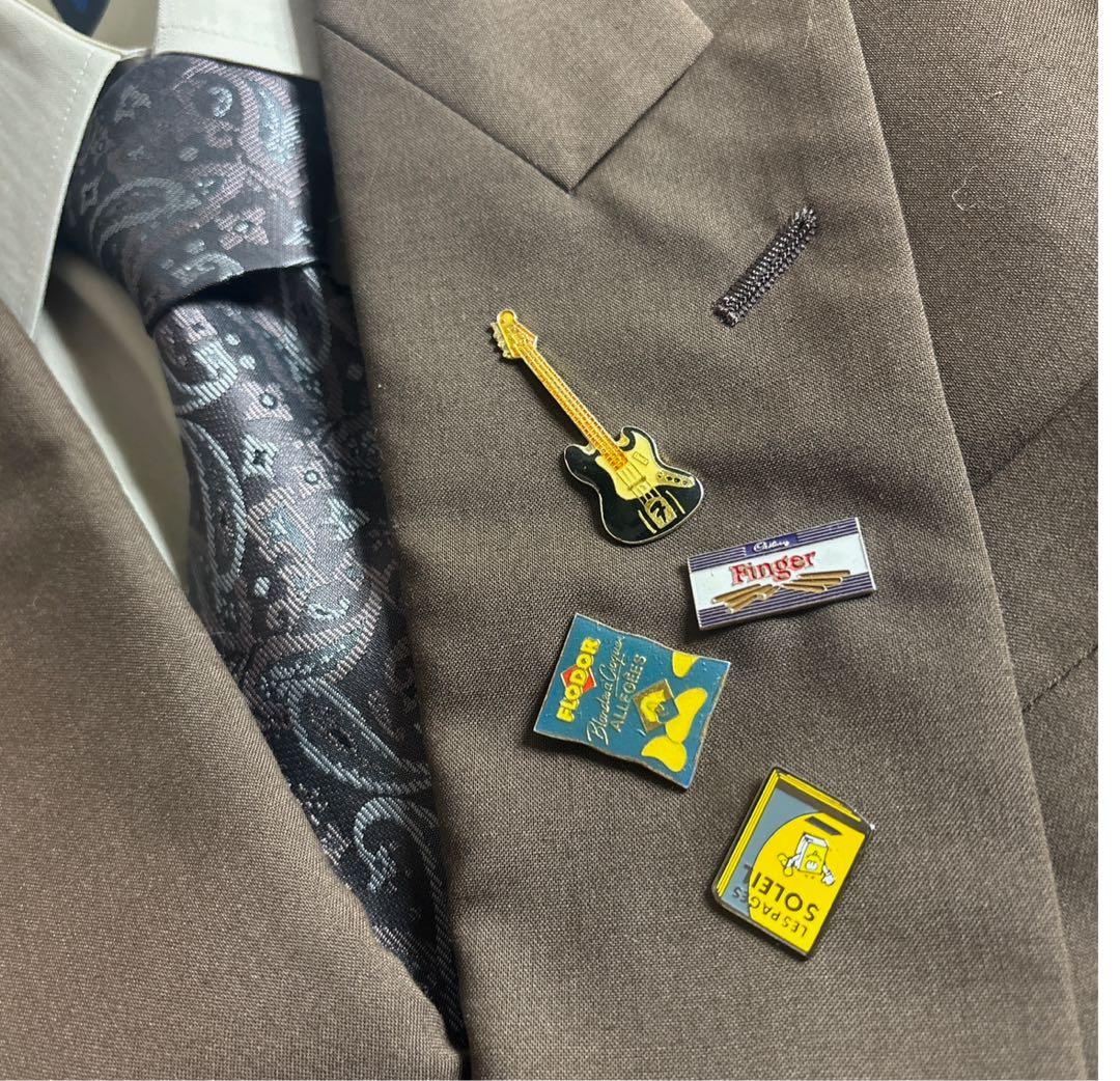 90s vintage レトロセットアップ スーツ ピンズ No.74