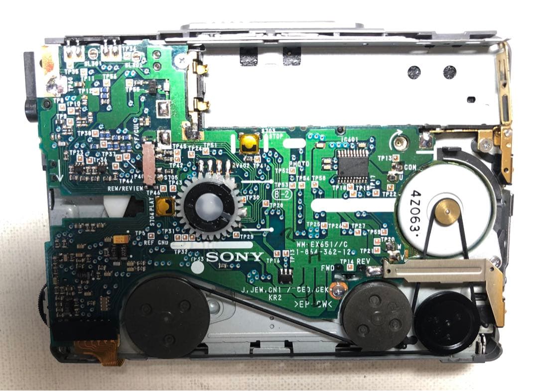 語学学習に最適！WM-EX651 SONYカセットウォークマン中古可動品L