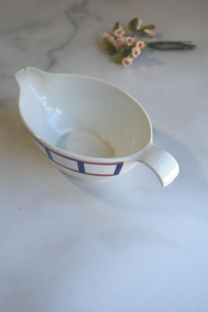 未使用　サルグミンヌ　バスク柄　ピシェ　クレミエ　フランスアンティーク