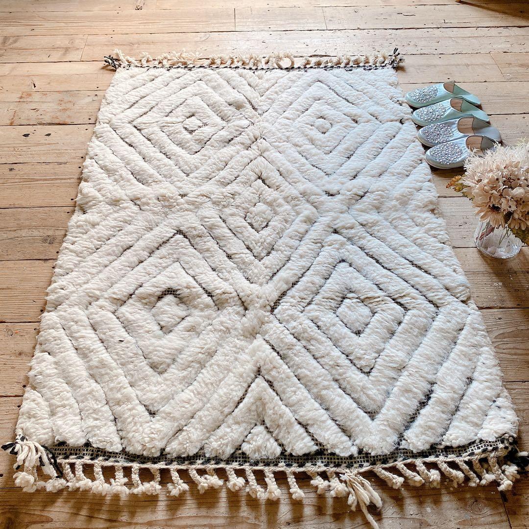 モロッコ ベニワレン Beniourain ラグ 約98×147cm