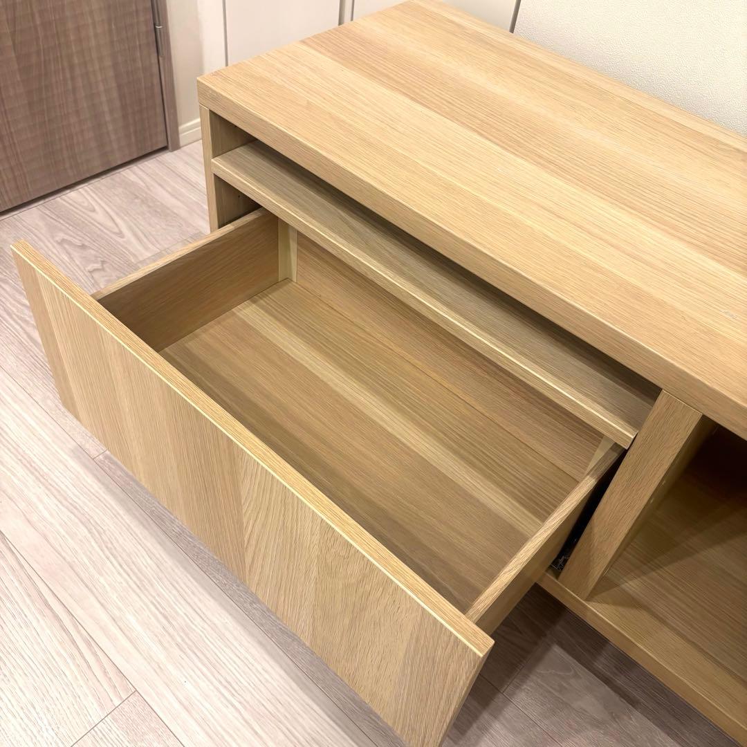 IKEA キャビネット収納 テレビ台 BESTA ベストー オークカラー