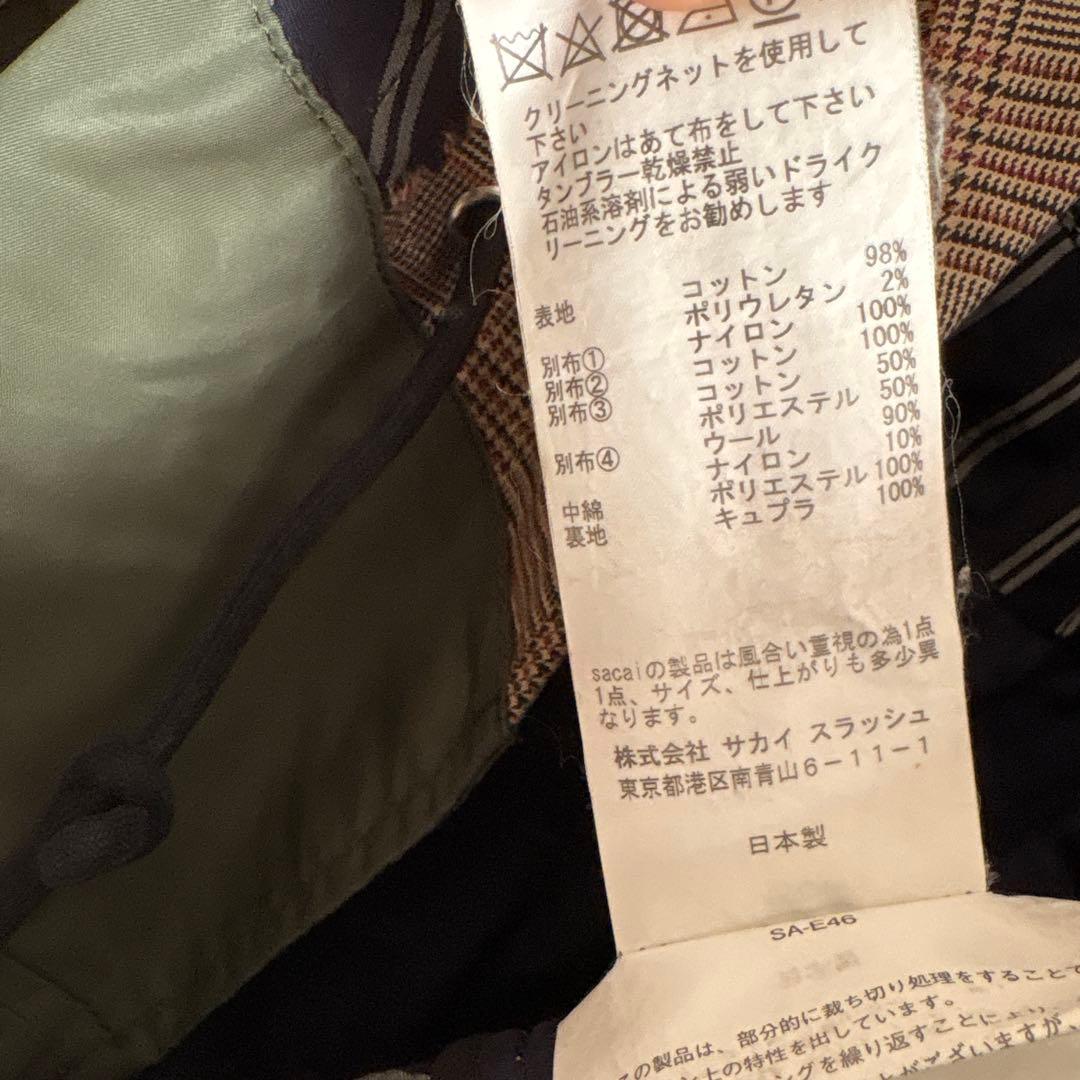 F*e様 sacai テーラードMA1ドッキングジャケット