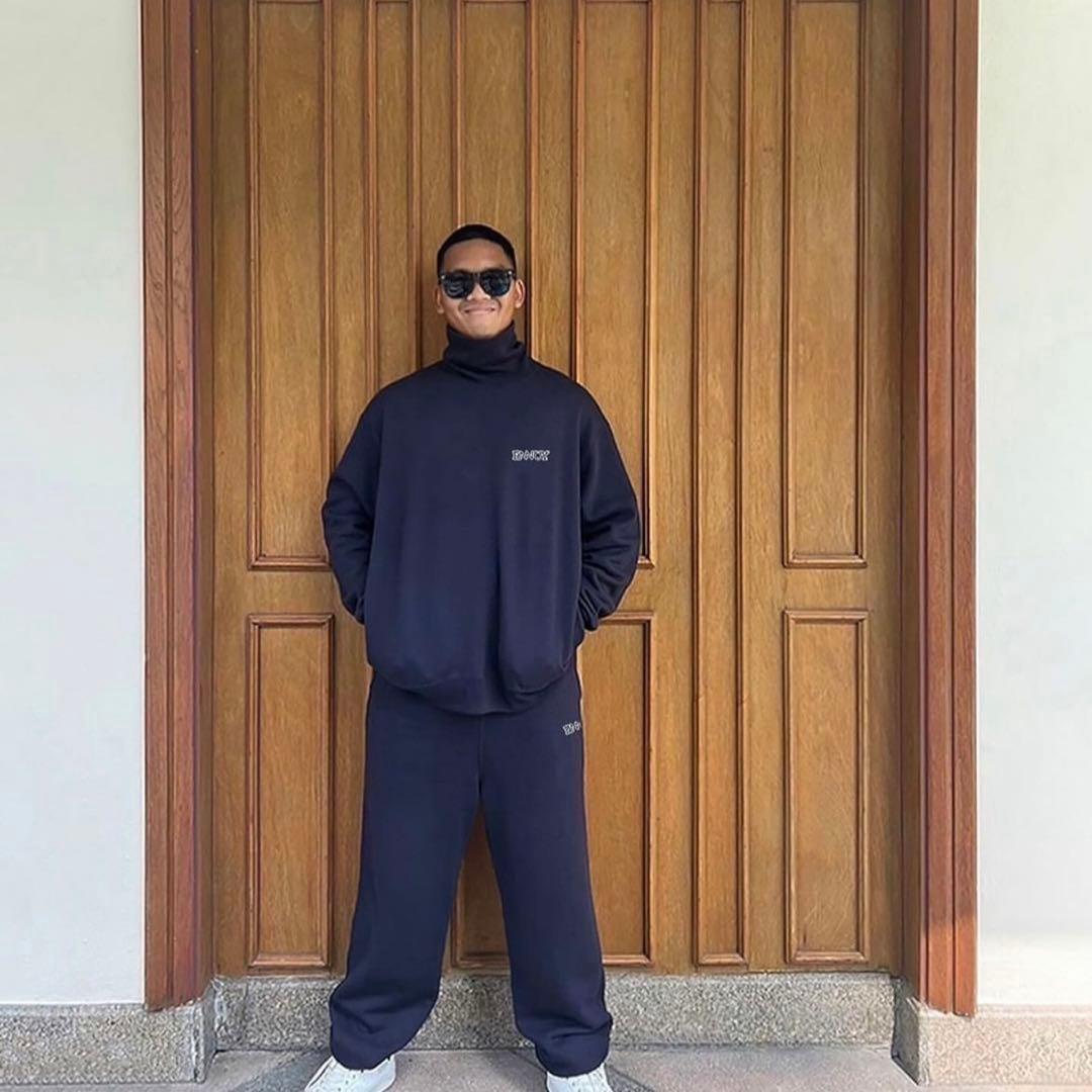 ennoy ELECTRIC LOGO SWEATSETUP 紺　XL