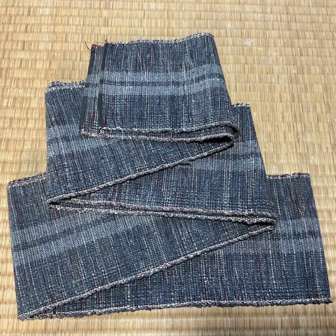 Os523 裂織　半幅帯