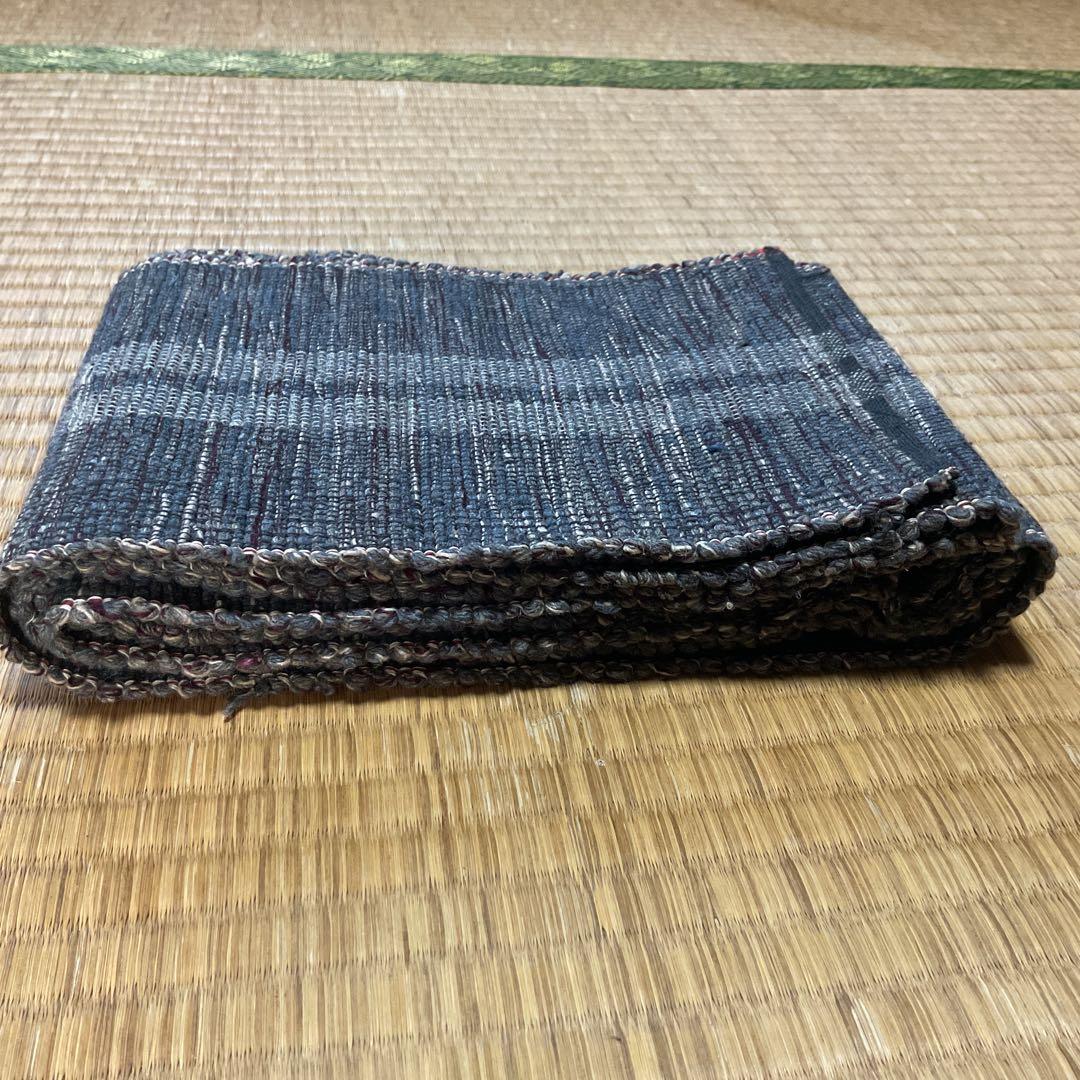 Os523 裂織　半幅帯