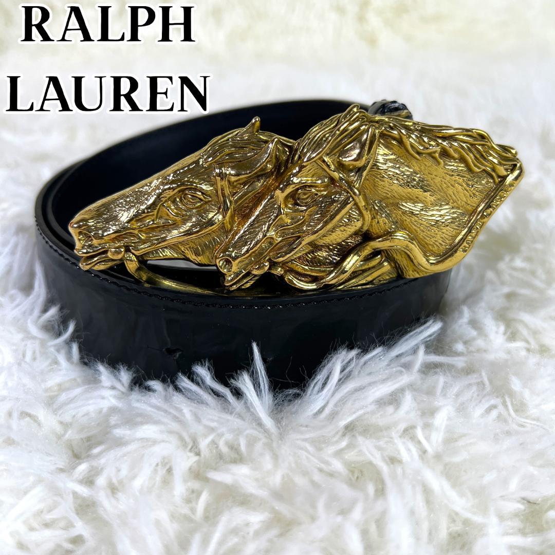 Ralph Lauren ヴィンテージ ベルト本革 レザー イタリア製レディース