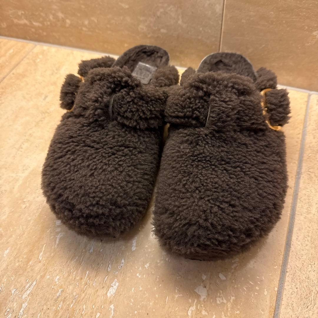 ビルケンシュトック BOSTON BB TEDDY グレー24 箱付き