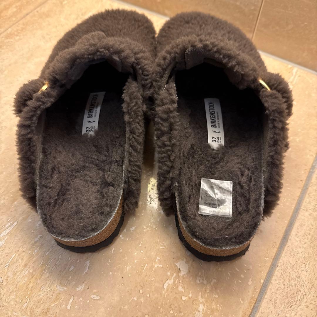 ビルケンシュトック BOSTON BB TEDDY グレー24 箱付き