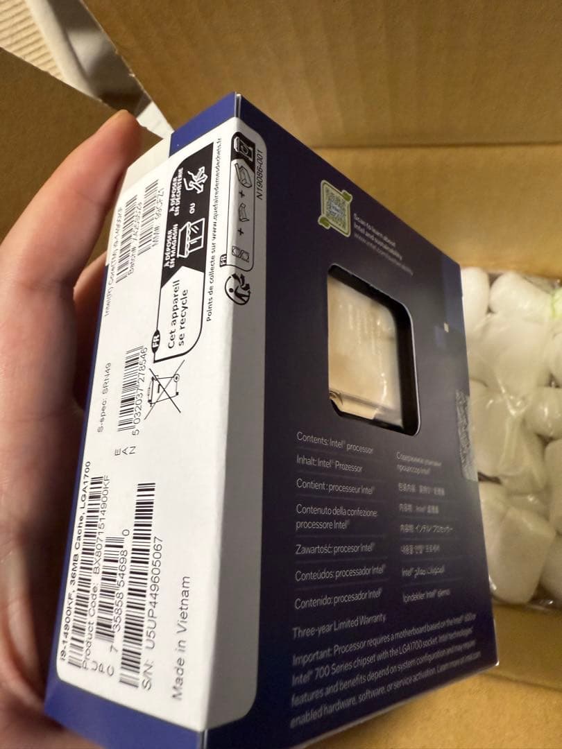 Intel Core i9-14900KF 14世代 CPU