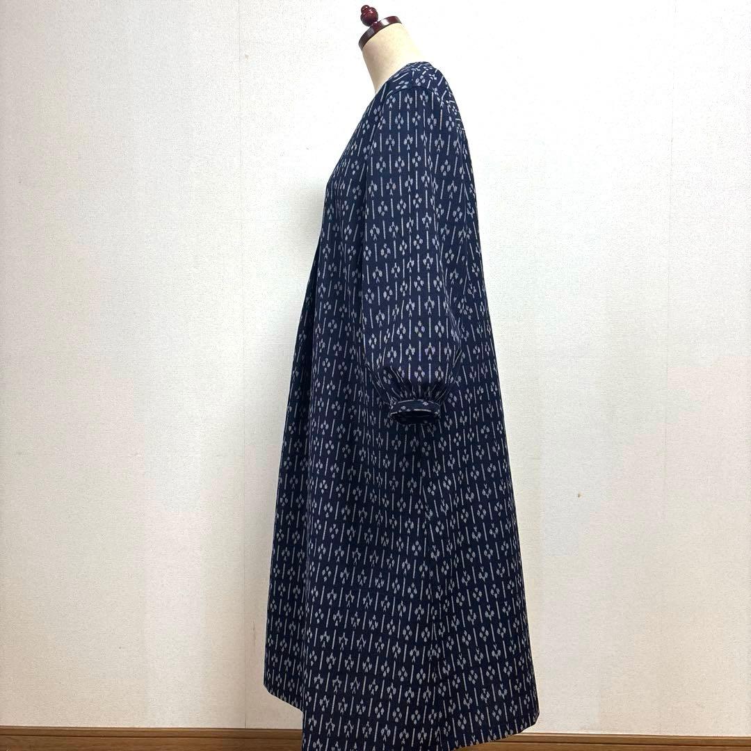 着物リメイク　筑紫ゆうき　ロングワンピース(298)