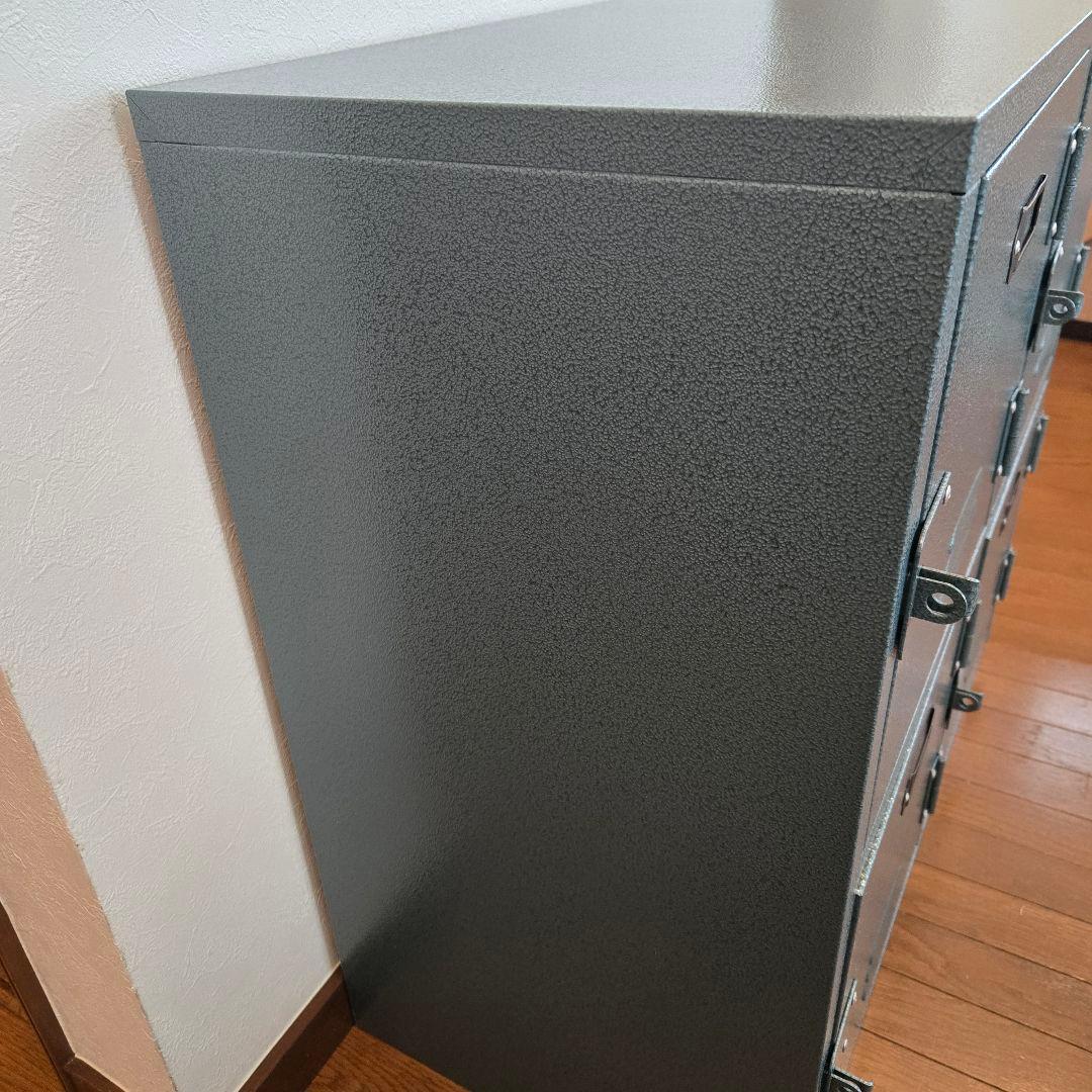 東谷 ラルド チェスト4D グリーン スチール ロッカー