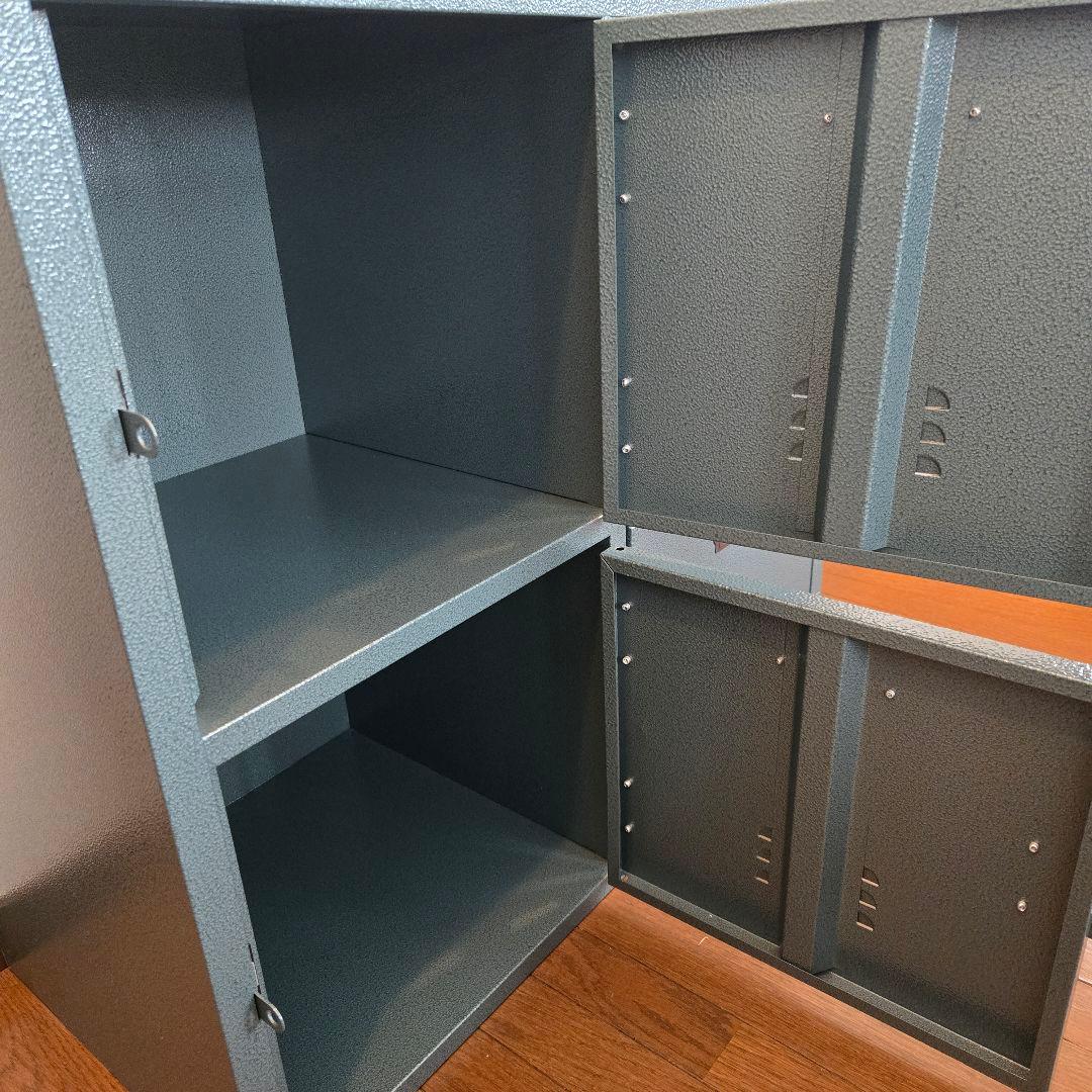 東谷 ラルド チェスト4D グリーン スチール ロッカー