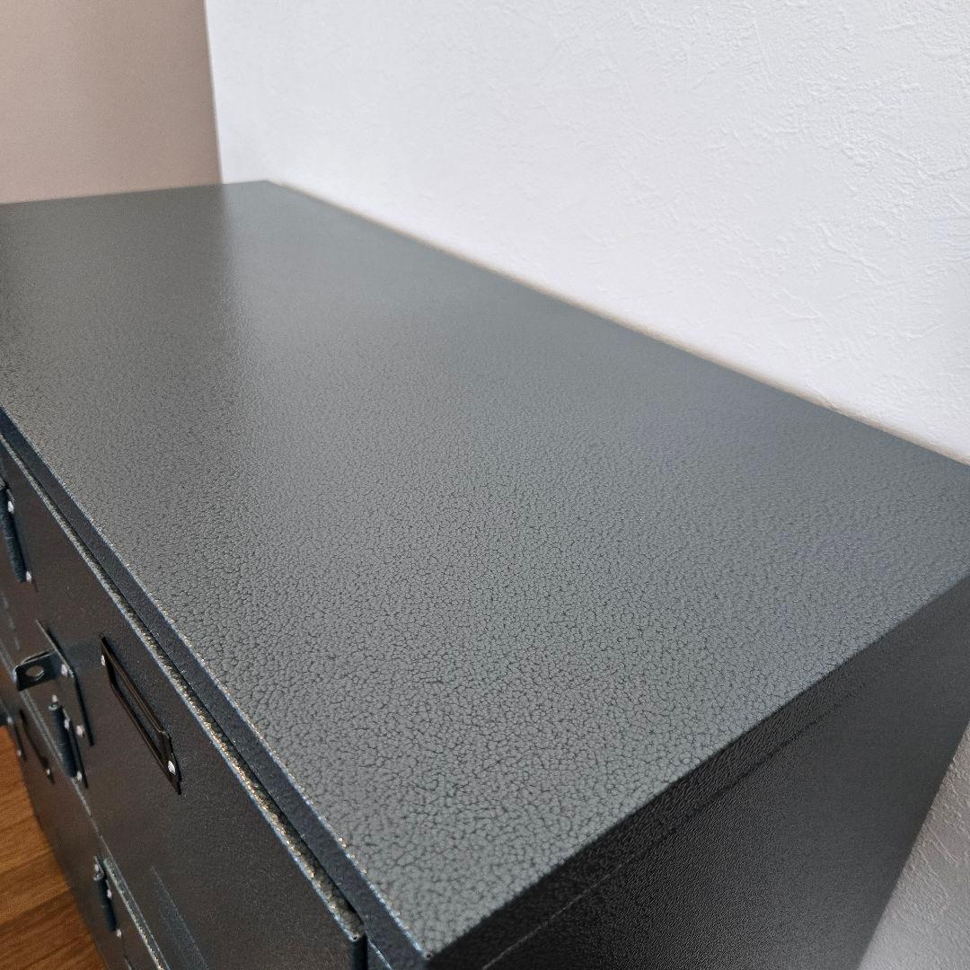 東谷 ラルド チェスト4D グリーン スチール ロッカー