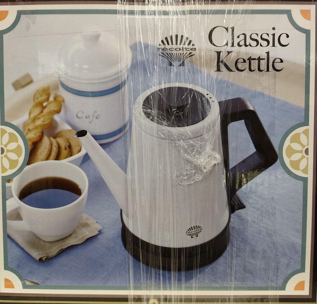 【未使用】 recolte　レコルト　クラッシックケトル　RCK-1　ホワイト