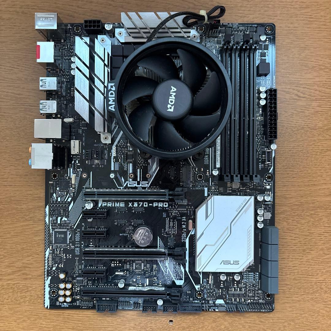 ASUS PRIME X370-PROマザーボードcpu ryzen5 1600
