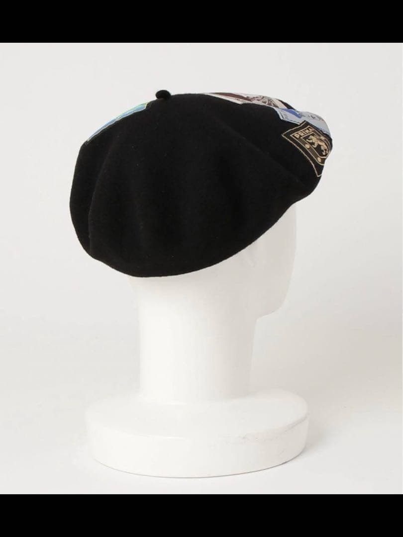 がちを 定価3万円 LAULHERE ロレール ベレー帽 黒