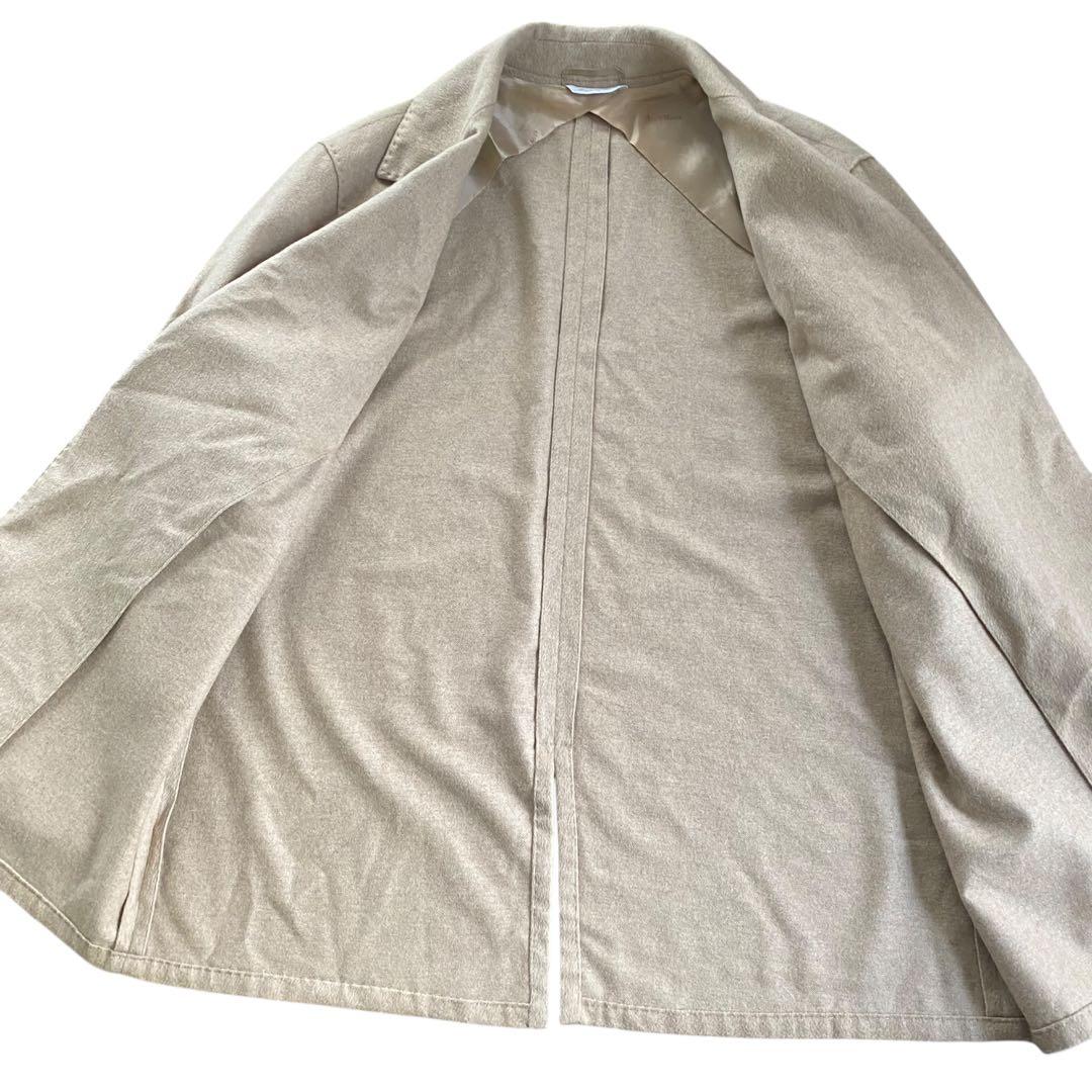 美品　MAX MARA ジャケット　カシミア100% 白タグ　ボタンレス