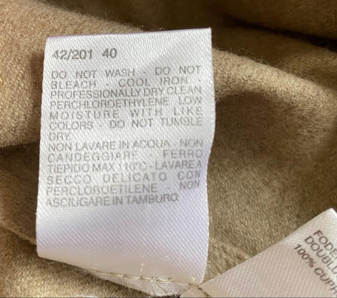 美品　MAX MARA ジャケット　カシミア100% 白タグ　ボタンレス