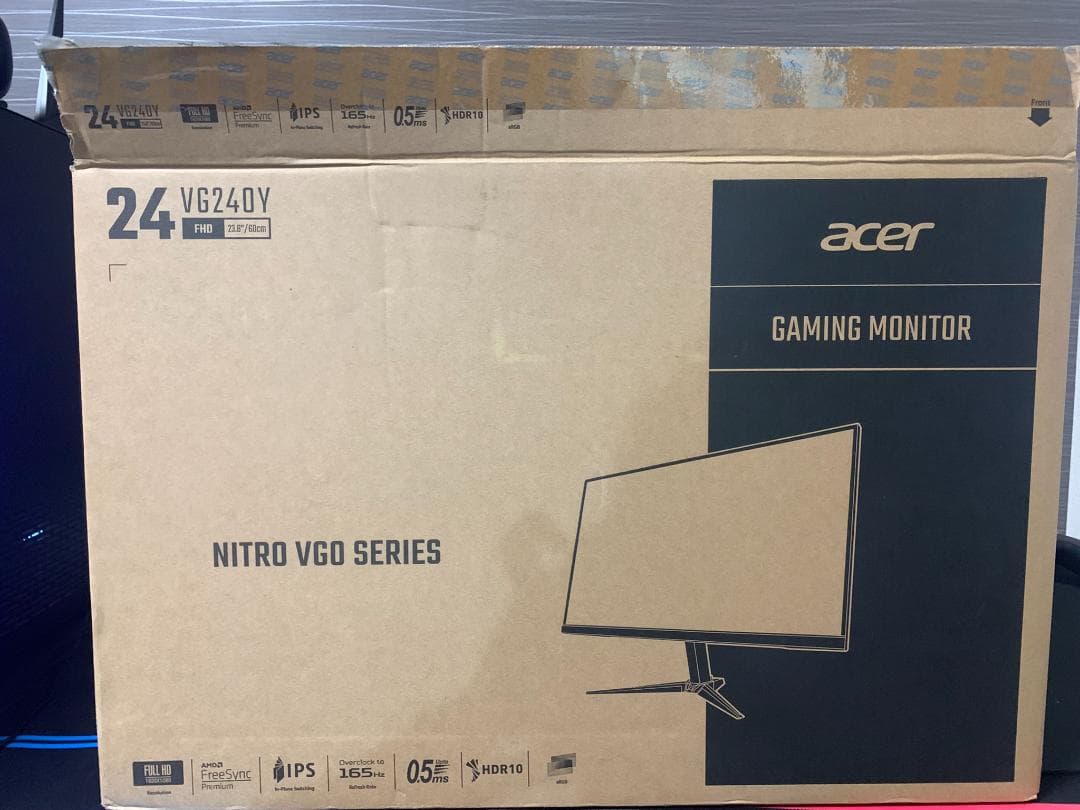 ディスプレイ・モニター本体 Acer VG240Y 24-Inch IPS Full HD165 Hz