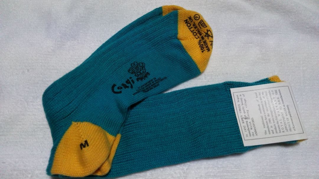 Corgi コーギ 靴下 ソックス 3色 3足セット UK 英国製 Mサイズ