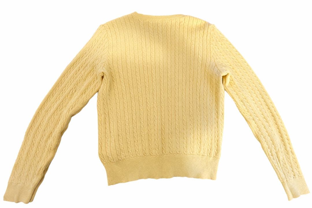 【美品】POLO RALPH LAUREN ケーブルニットカーディガン160CM