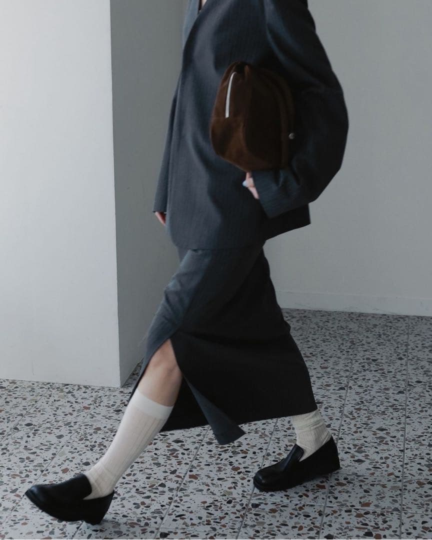 靴 anuke Ecoleather Loafers 38