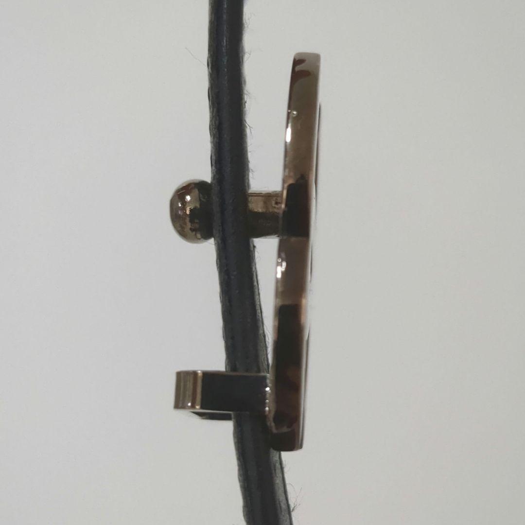 シャネル　CHANEL ココマーク　レザーベルト　ベルト　シルバー金具　ブラック