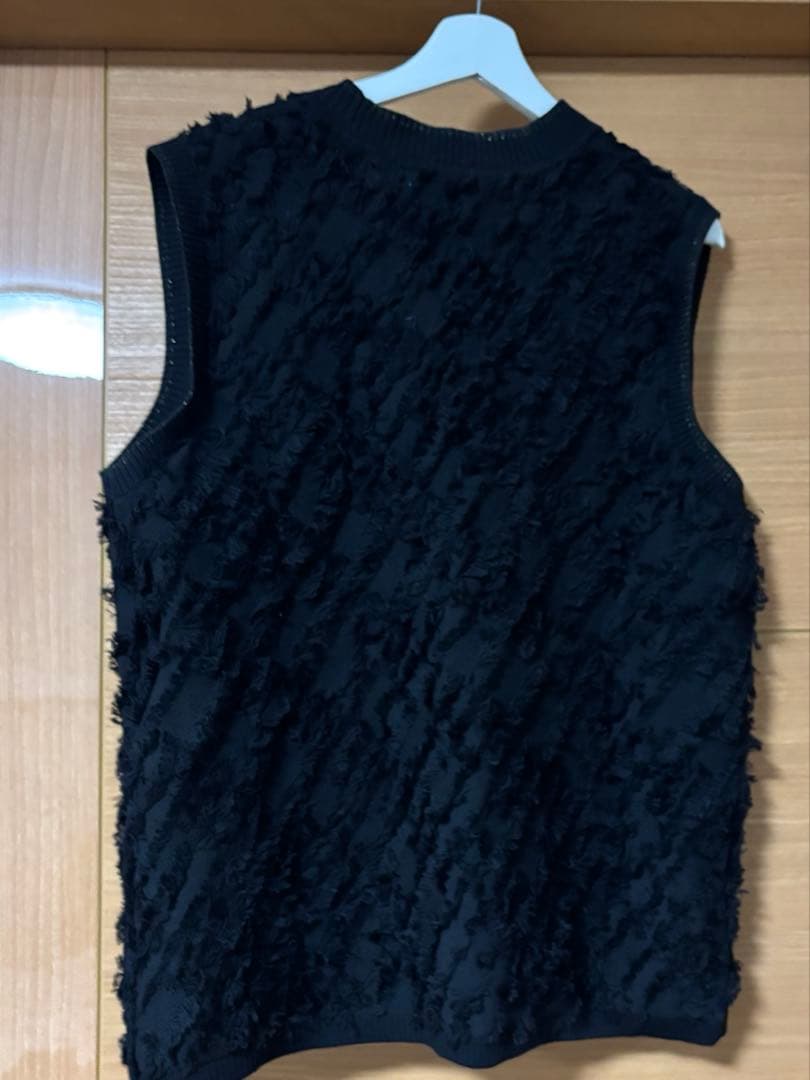 週末値下げ！新品未使用品！完売品ブラック NANOuniverseフリンジベスト