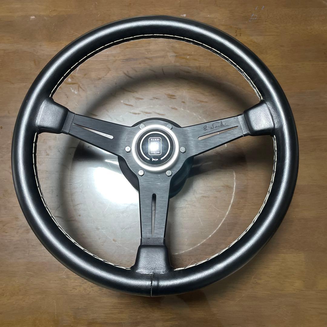 ナルディステアリング ブラックレザー