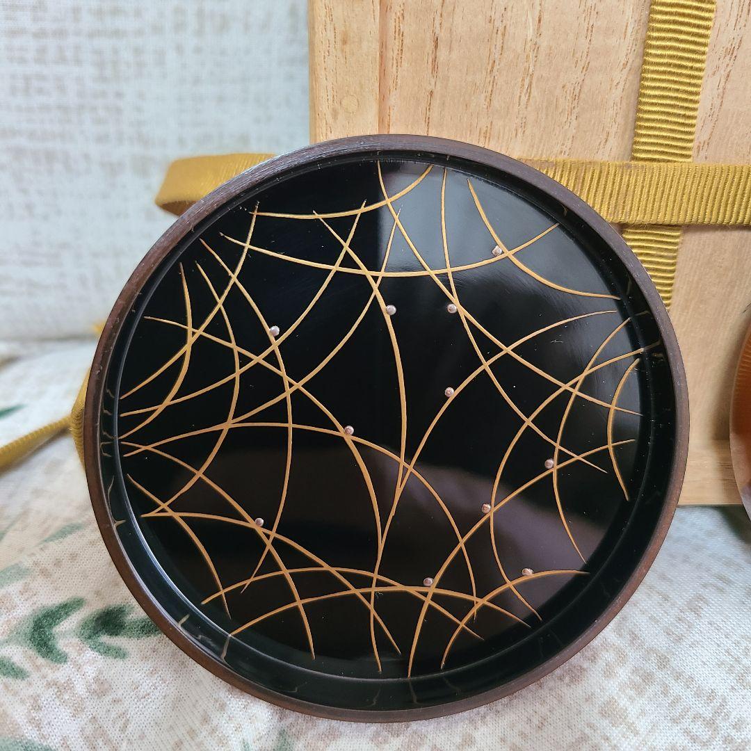 茶道具　香合　高桑泉斎　鈴虫秋草蒔絵