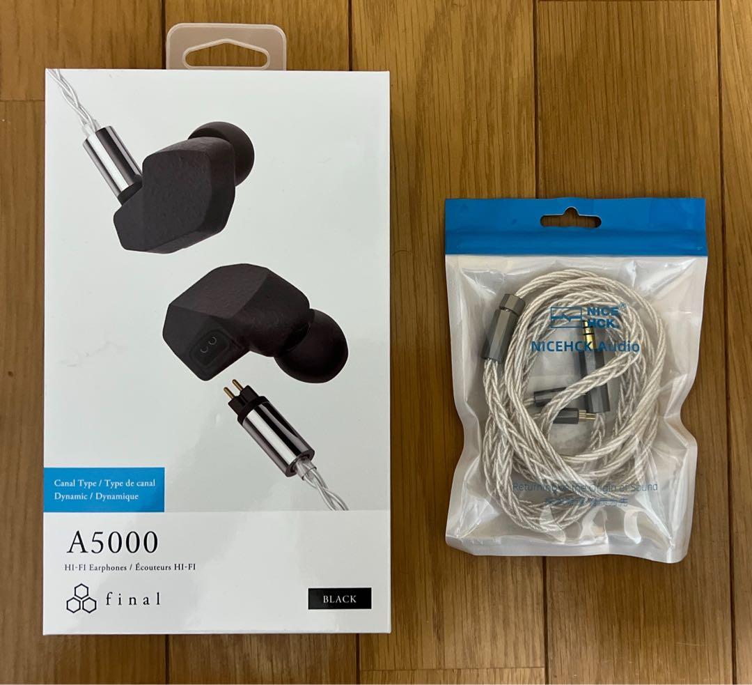 2点　final A5000 NICEHCK luna 4.4mm