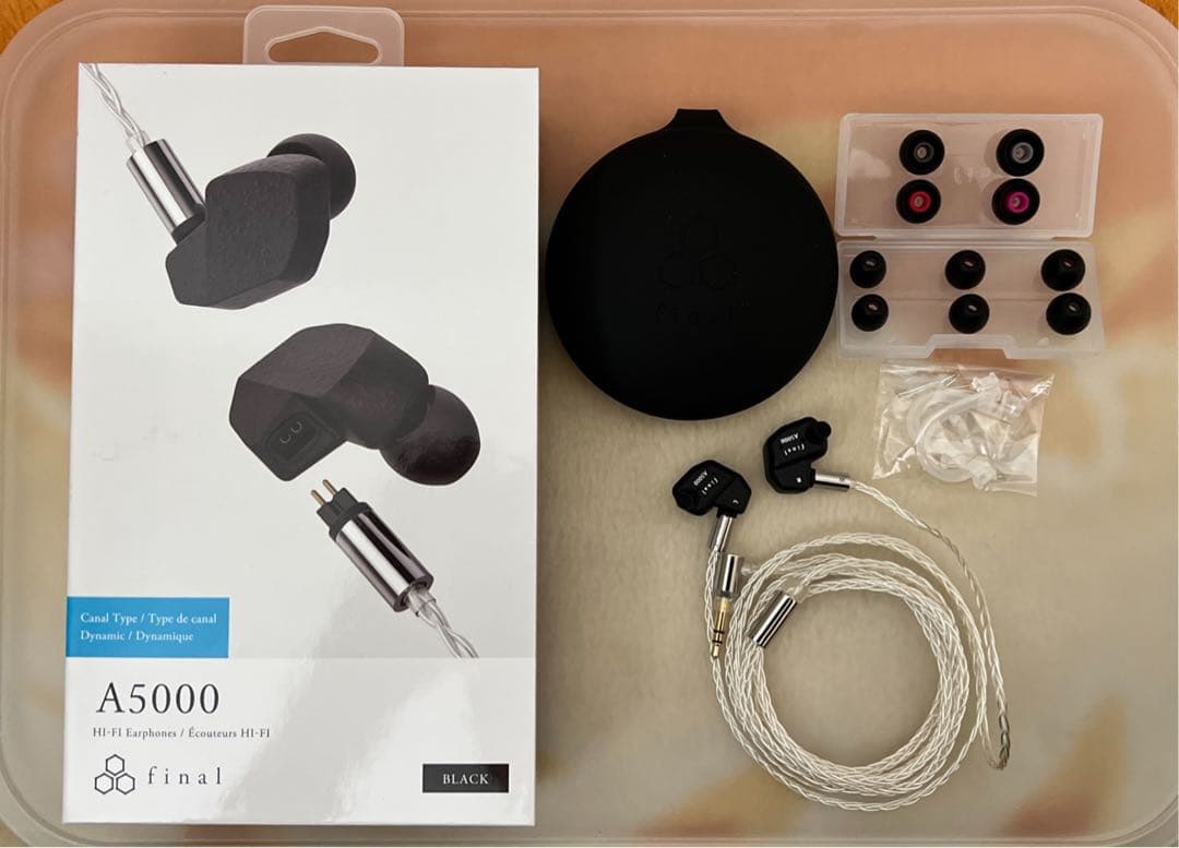 2点　final A5000 NICEHCK luna 4.4mm