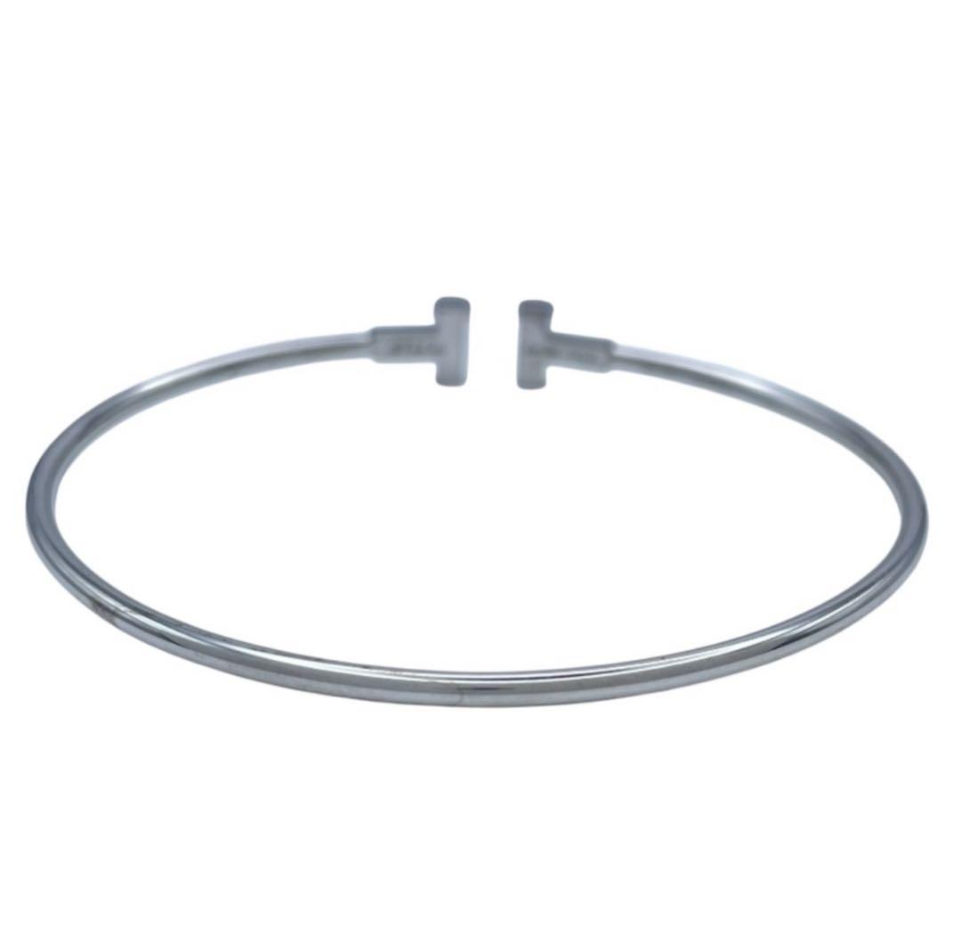 【ろこさん専用】TIFFANY＆CO Tワイヤーブレス K18WG