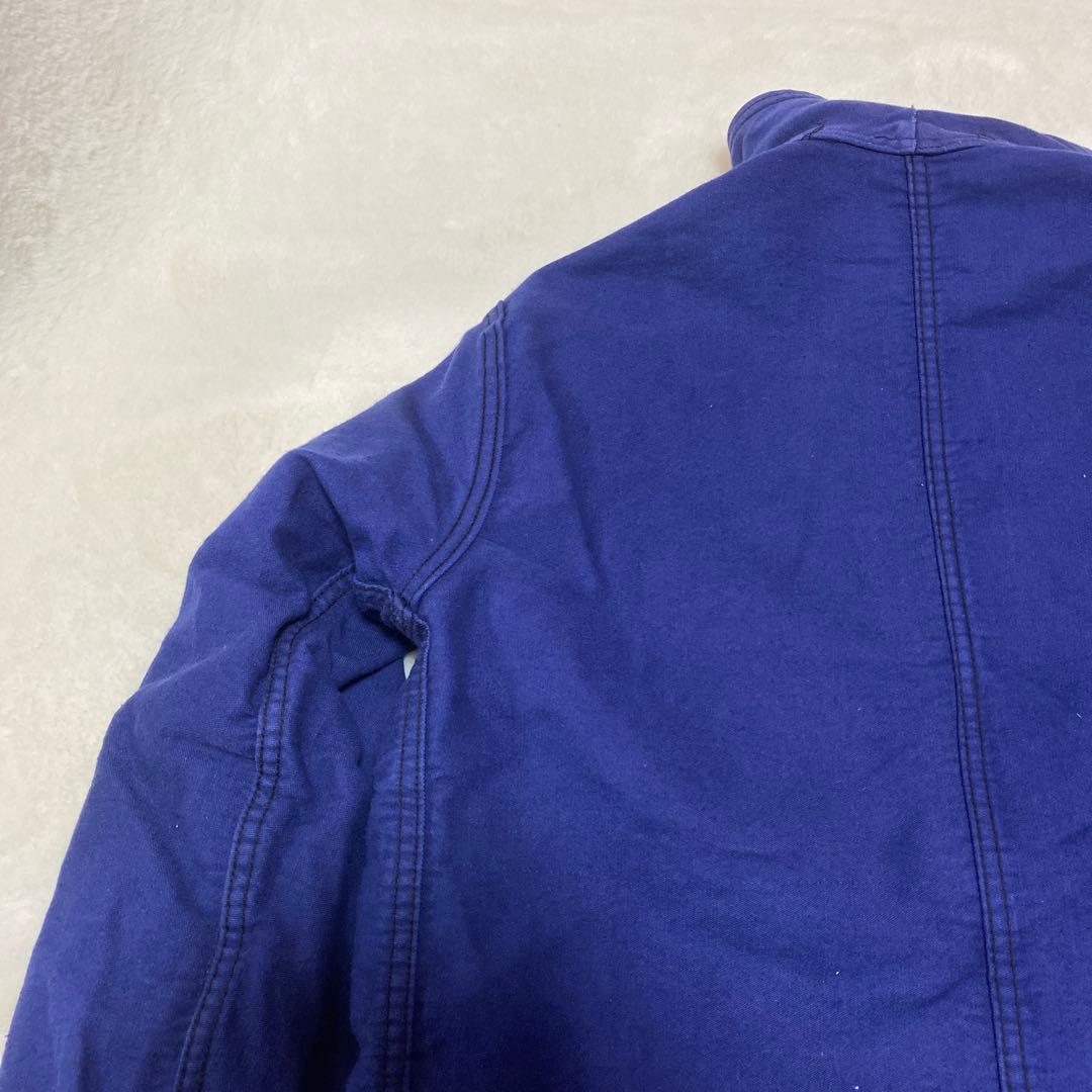 60s フレンチ モールスキンジャケット カバーオール 古着 ブランド不明