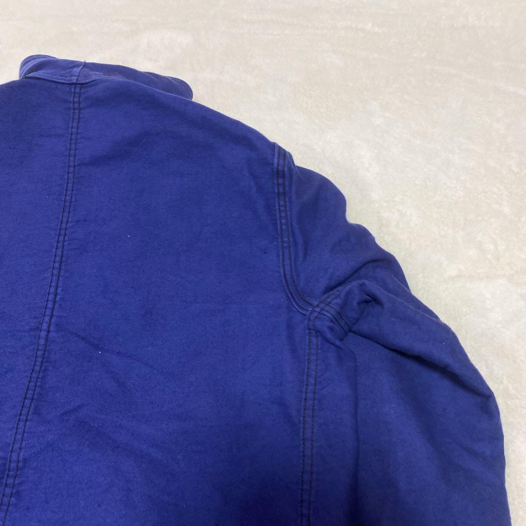 60s フレンチ モールスキンジャケット カバーオール 古着 ブランド不明