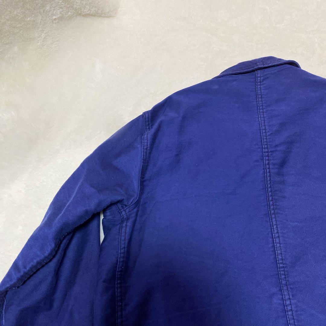 60s フレンチ モールスキンジャケット カバーオール 古着 ブランド不明