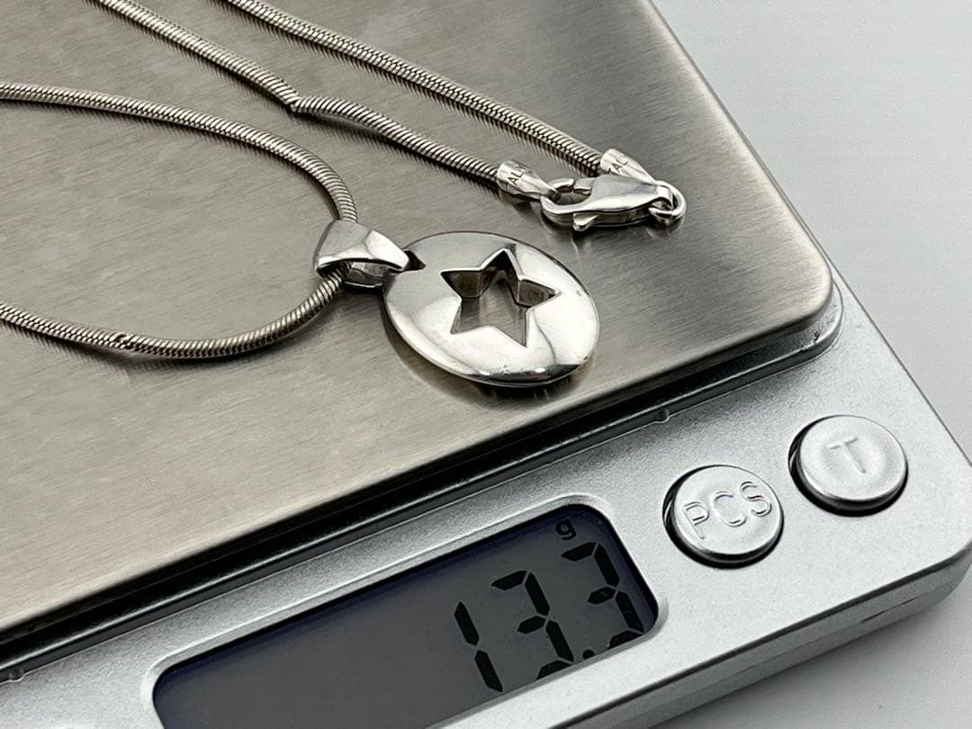 h969オールド　ティファニー　1999 スター　カットアウト　ネックレス925