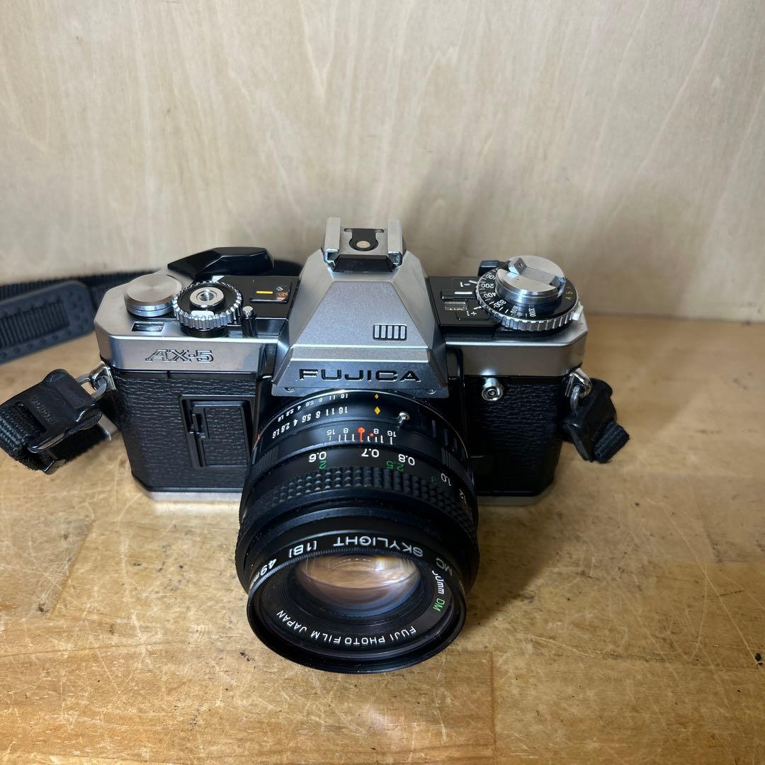 FUJICA AX-5 +Fujinon 50mm f1.6 動作美品