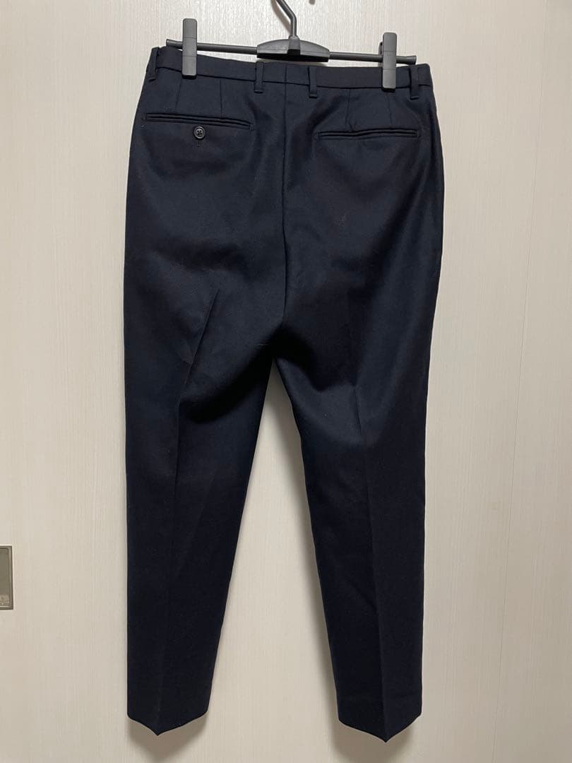 極美品 ユニクロ +J ウール セットアップ ネイビー サイズS