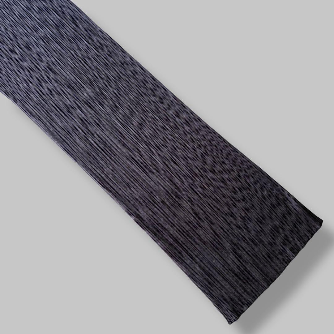 【RR様】プリーツプリーズ ロングワンピース マキシ丈 ハイネック ボルドー L