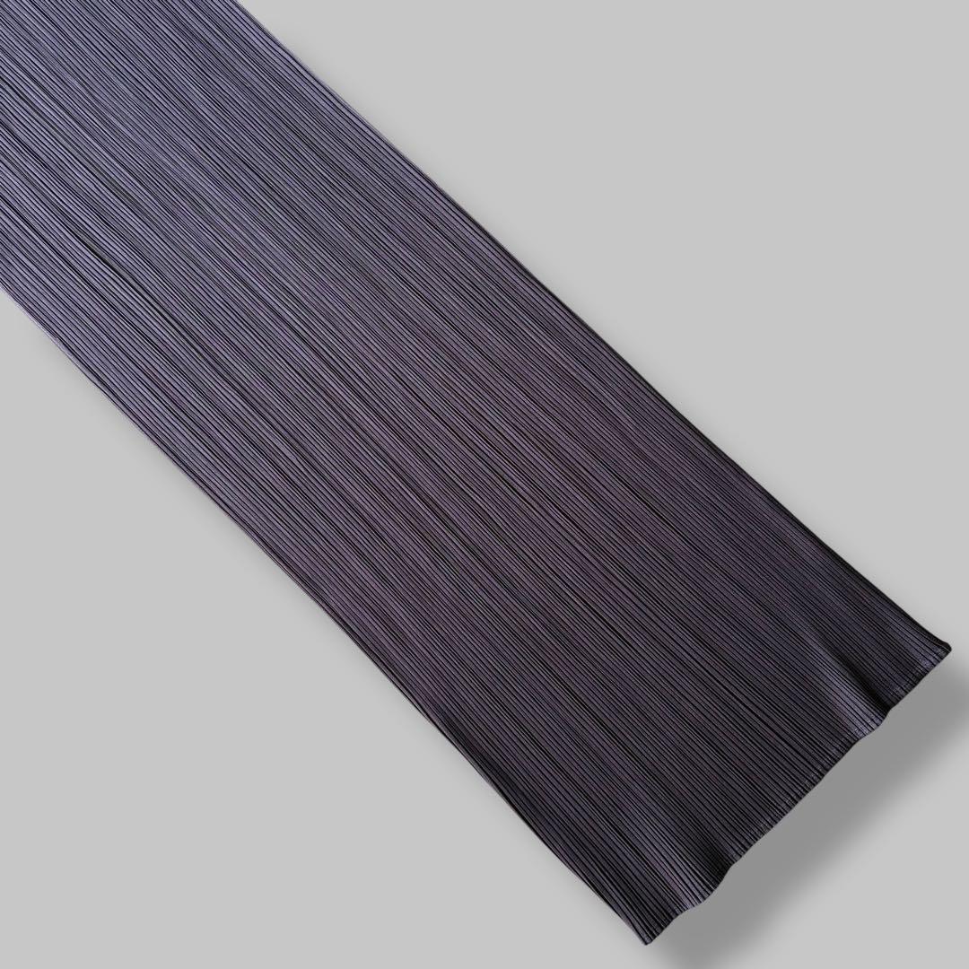 【RR様】プリーツプリーズ ロングワンピース マキシ丈 ハイネック ボルドー L