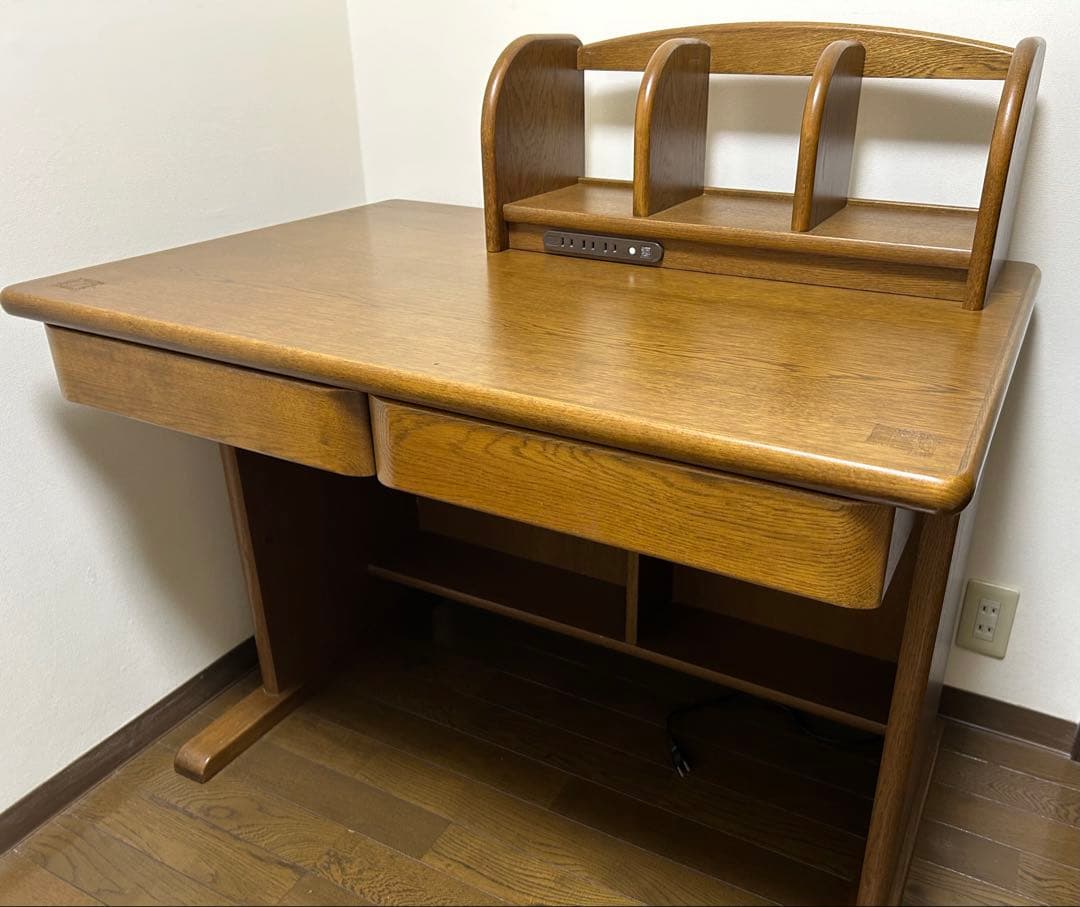 ♦️♦️浜本工芸　①本棚付き学習机　 学習机