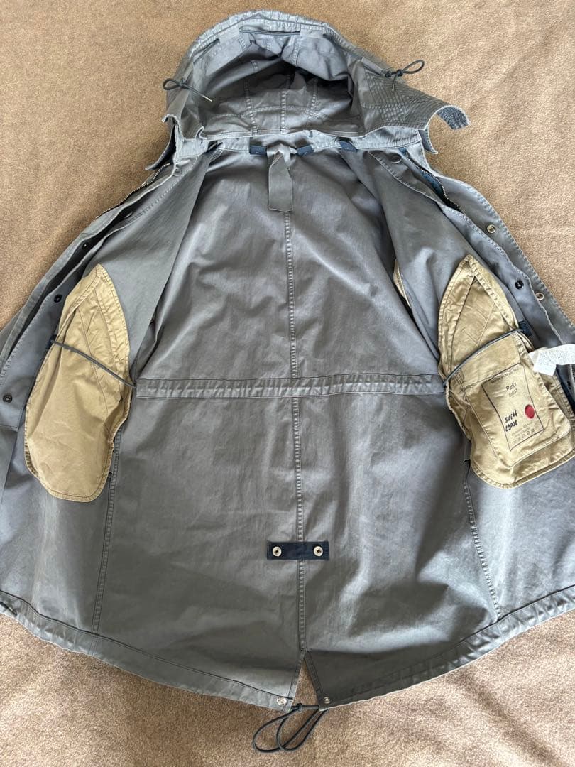 ten C parka モッズコート グレー　テンシー