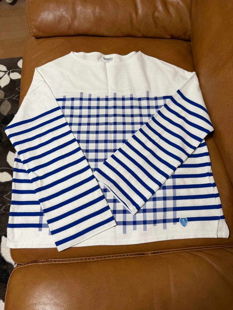 〈ORCIVAL × BEAMS COUTURE〉ギンガムチェックプリントシャツ