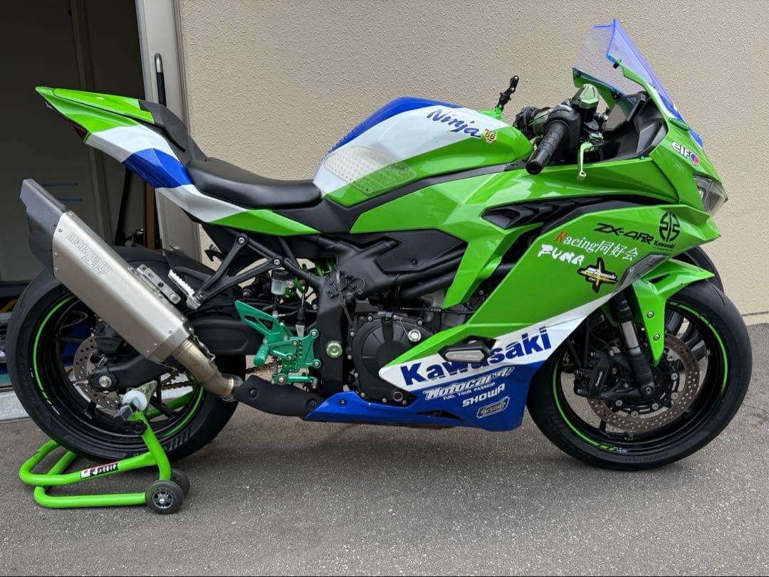 美品 ZX-4R JMCA認証 モリワキBLADE スリップオンマフラー