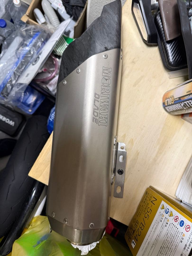美品 ZX-4R JMCA認証 モリワキBLADE スリップオンマフラー