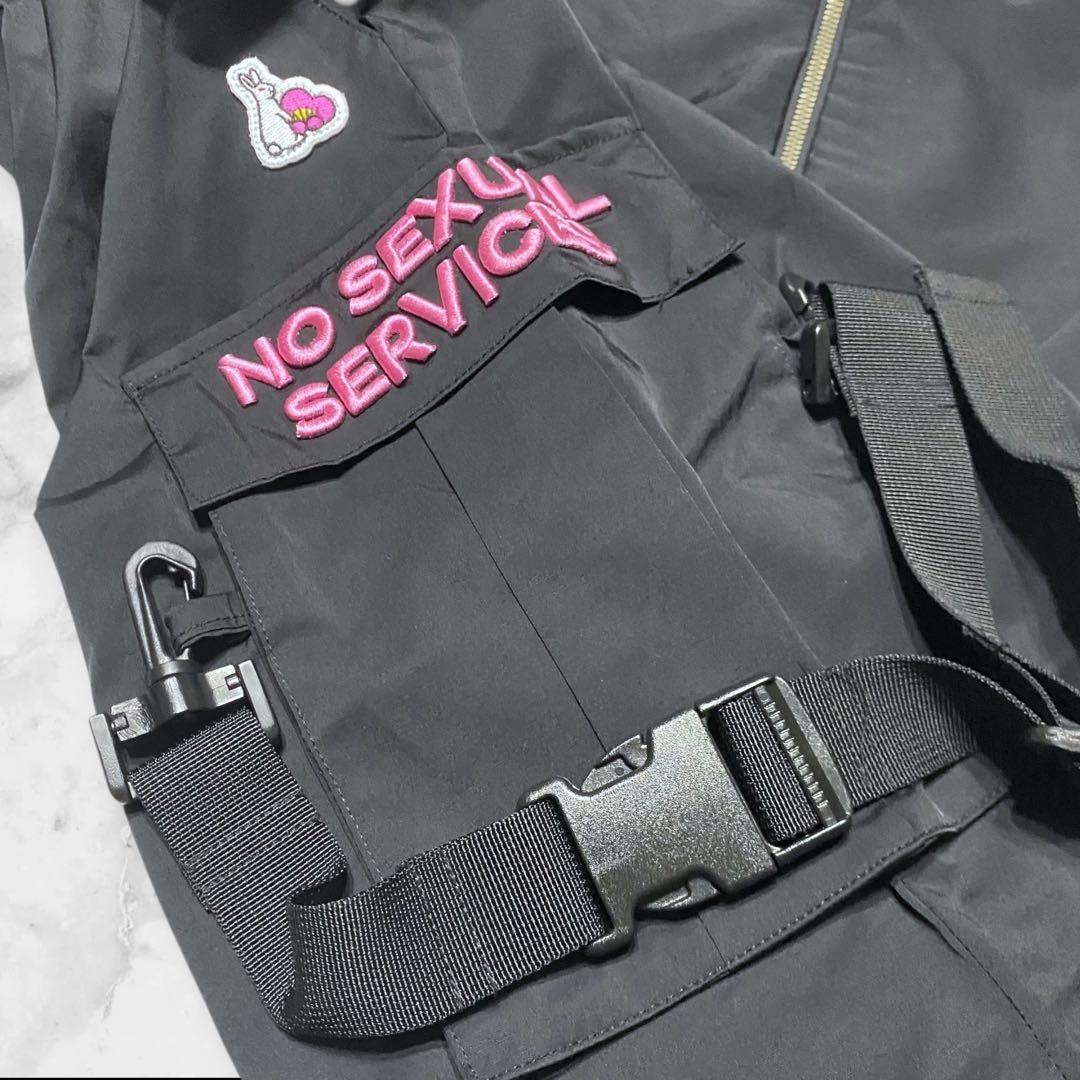 FR2 エフアールツー 梅 パンツ カーゴパンツ ブラック 刺繍