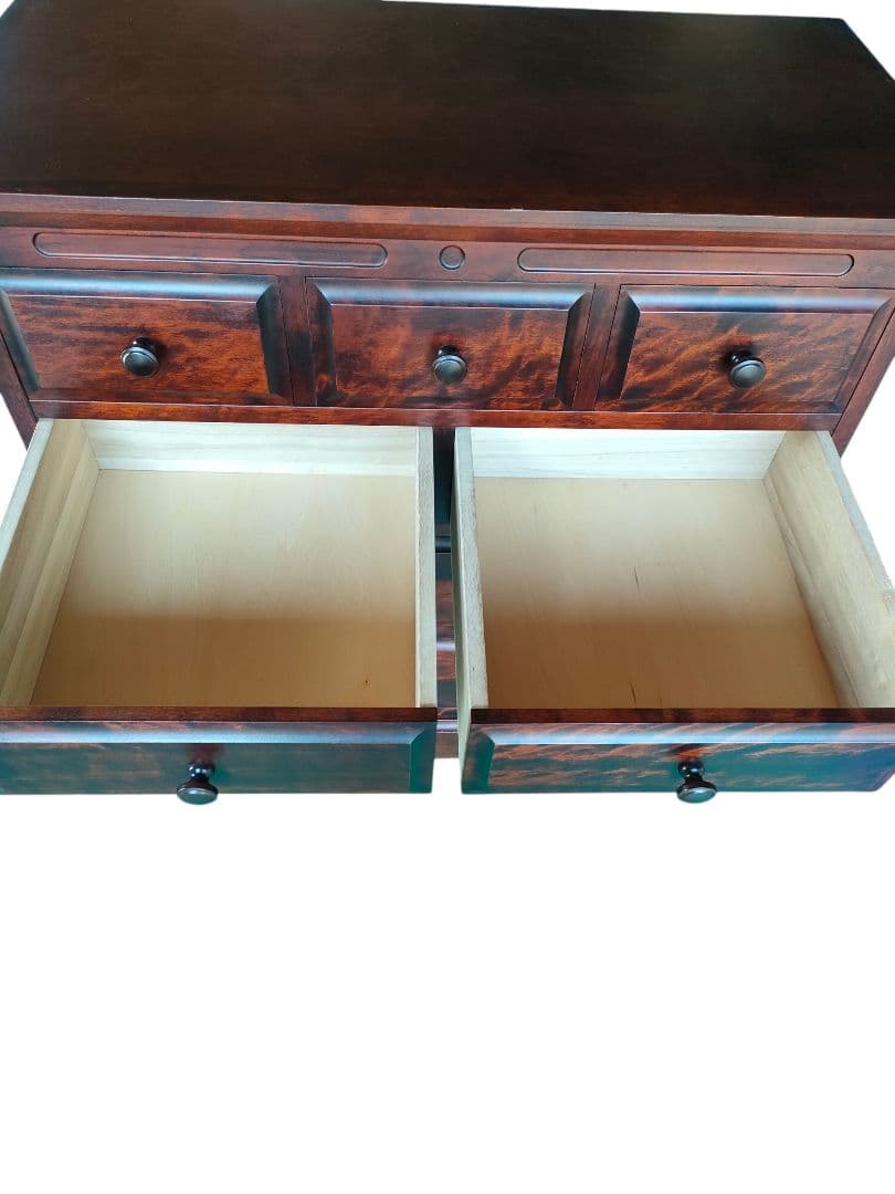 神居民芸家具　北海道民芸家具　無垢材　箪笥　チェスト　地域限定配送