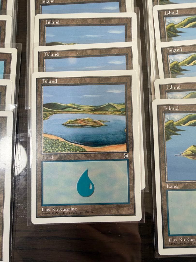 mtg ptk ポータル三国志　基本土地　英語版　沼　島 　森　山　平地　63枚