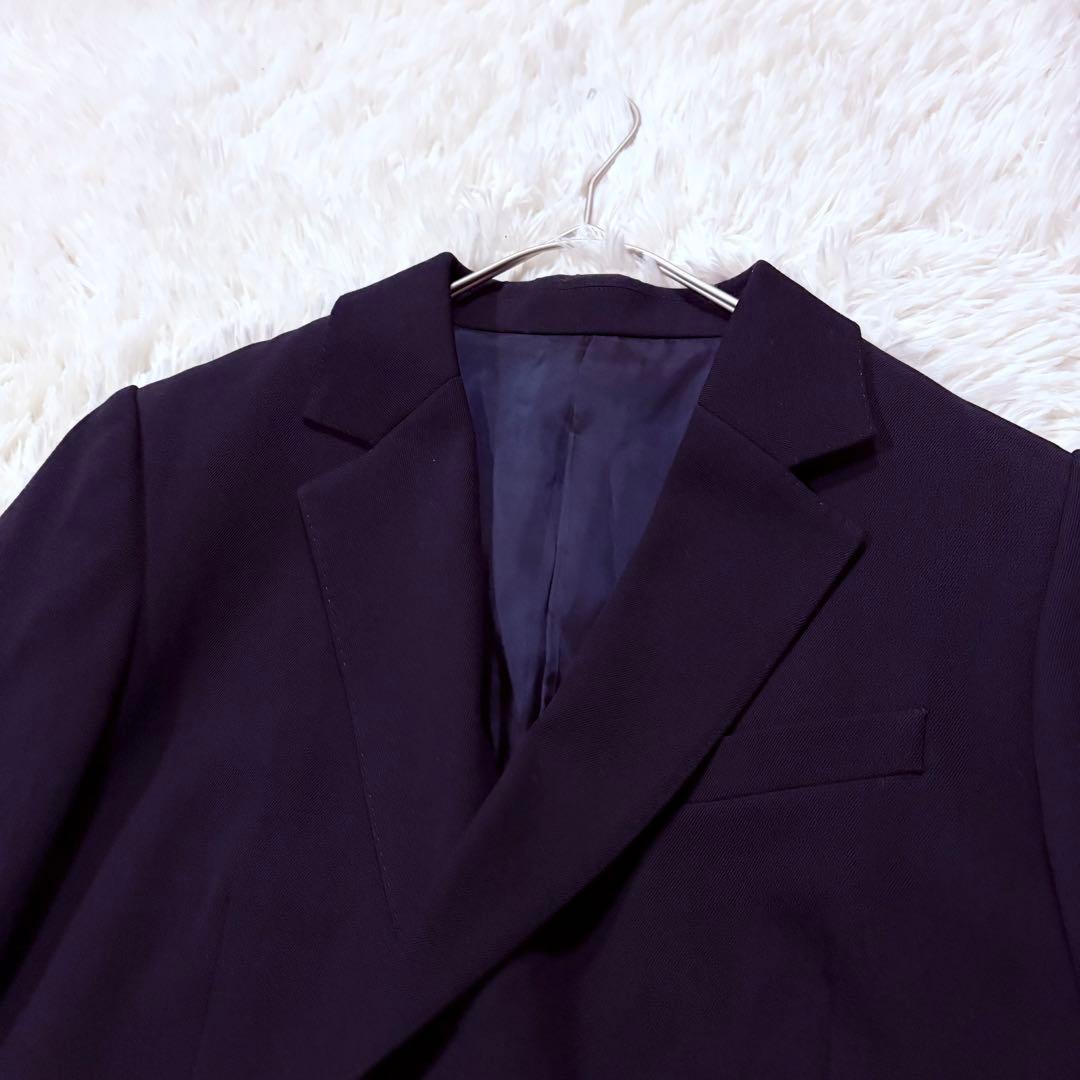マカフィー ウール ダブルブレスト ジャケット　金ボタン 紺ブレ S